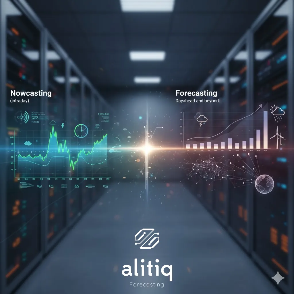 Zeithorizonte von Prognosen: Nowcasting vs. Forecasting – Wie alitiq jede Zeitschiene meistert