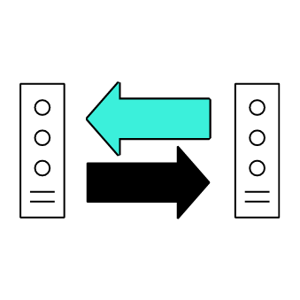 Icon Initialer Datenaustausch